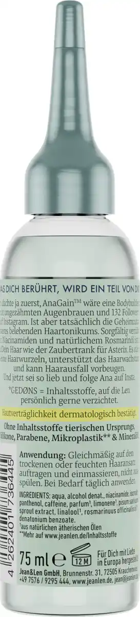 Bild 2 von Jean&Len Haartonikum, 75 ml