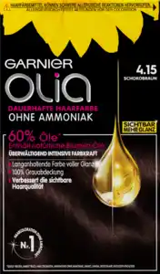 Garnier Olia Dauerhafte Haarfarbe Coloration 4.15 Schokobraun