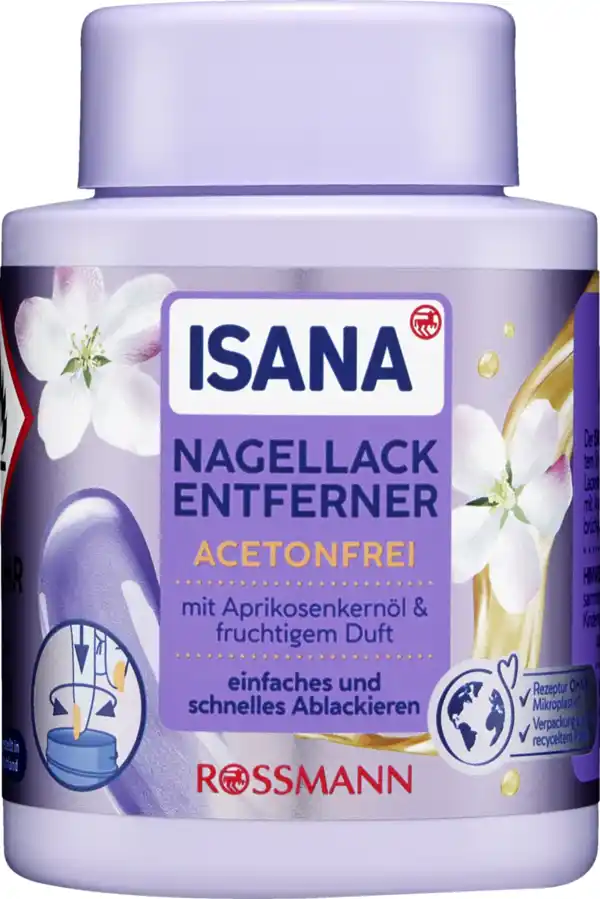 Bild 1 von ISANA Nagellack Entferner, 75 ml