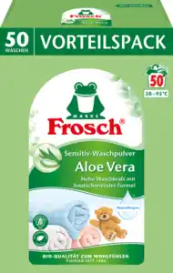 Frosch Sensitiv-Waschmittel Pulver Aloe Vera 50 WL