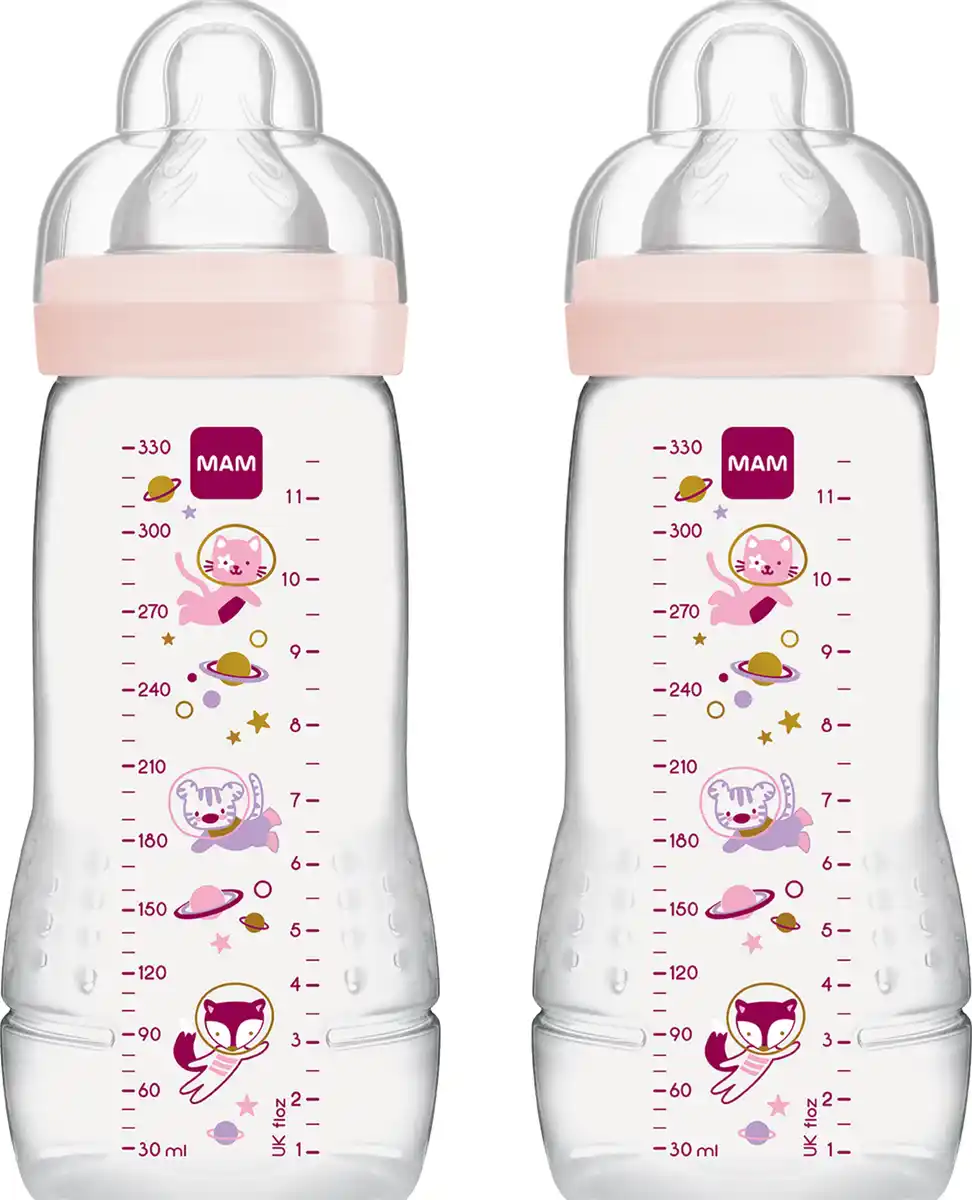 Bild 2 von MAM Easy Active™ Baby Bottle 2er-Set, 330 ml, rosa