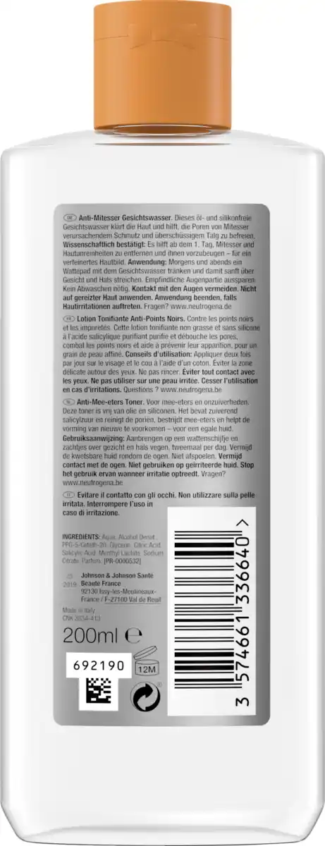 Bild 2 von Neutrogena Anti-Mitesser Gesichtswasser, 200 ml