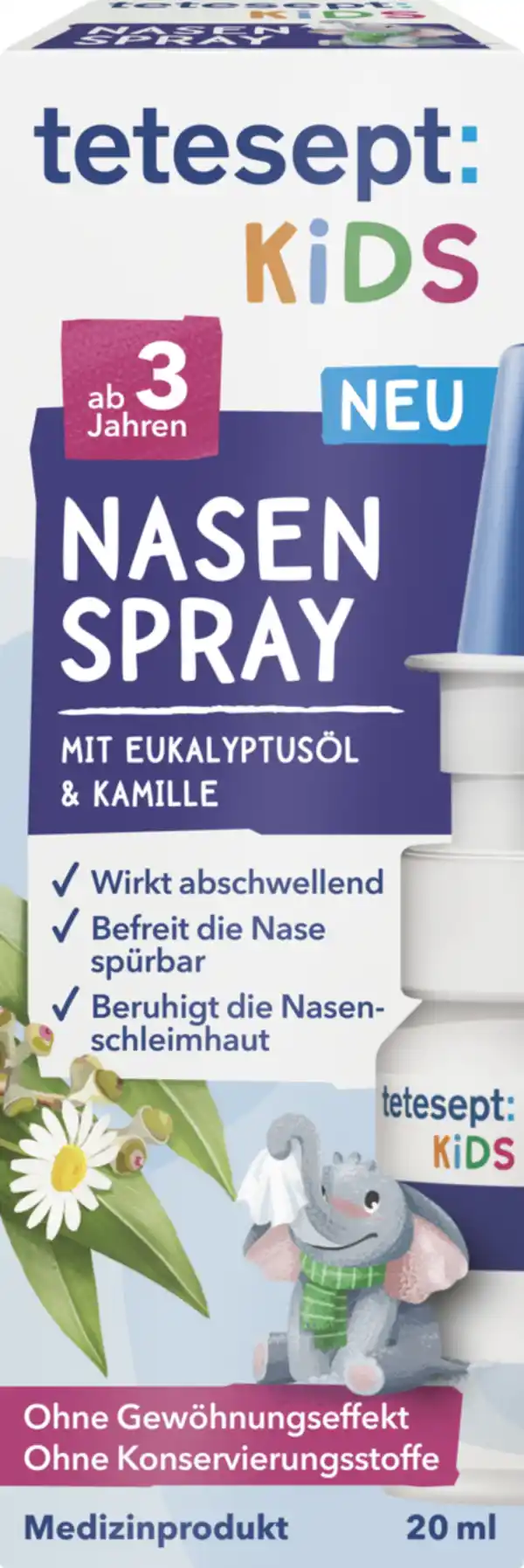 Bild 1 von tetesept Kids Nasenspray, 20 ml