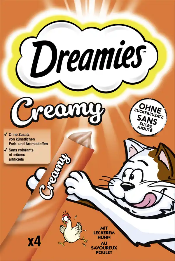 Bild 1 von Dreamies Creamy mit Huhn, 40 g