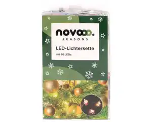 novooo Lichterkette 10LED Acrylfiguren 4f