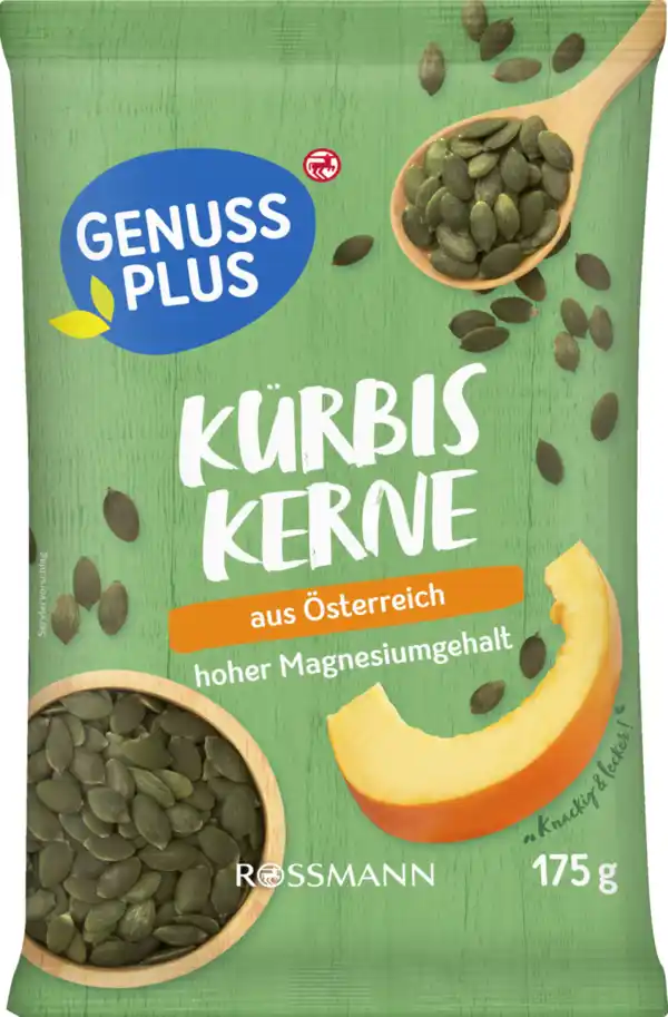 Bild 1 von GENUSS PLUS Kürbiskerne, 175 g