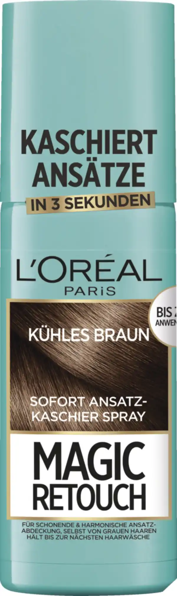 Bild 1 von L’Oréal Paris Magic Retouch Ansatzspray Kühles Braun, 75 ml