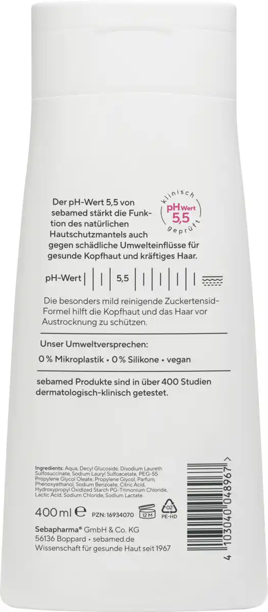 Bild 2 von sebamed Every-Day Shampoo, 400 ml