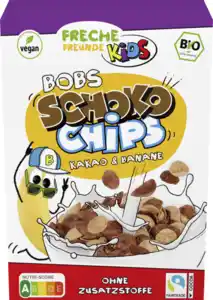 Freche Freunde Bio Kids Bobs Schoko Chips Kakao & Banane, 275 g