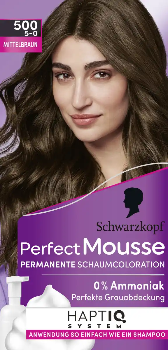 Bild 1 von Perfect Mousse Perfect Mousse Schaumcoloration 500 Mittelbraun