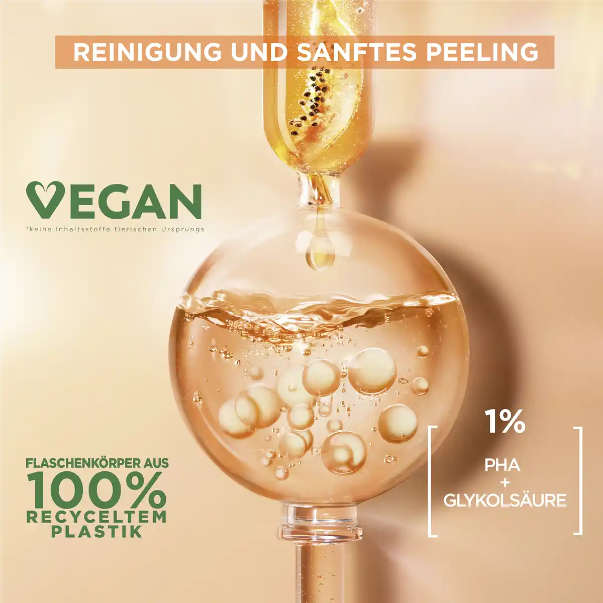 Bild 3 von Garnier SkinActive Mizellen Peelingwasser All-in-1 Reinigung & Sanftes Peeling, 400 ml