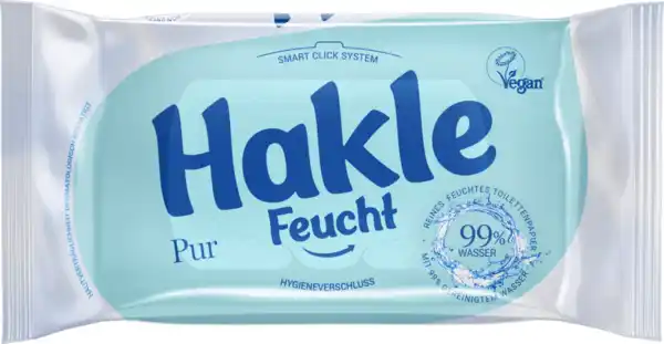 Bild 1 von Hakle Feucht Pur feuchtes Toilettenpapier