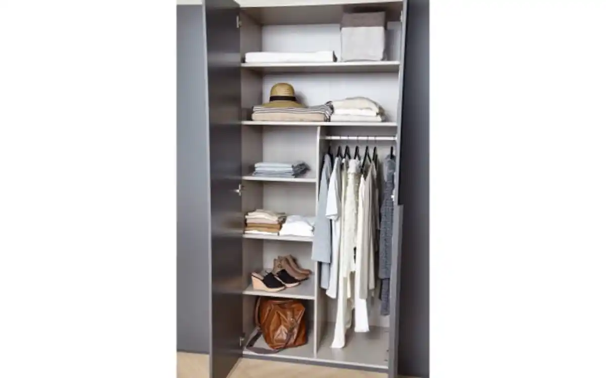 Bild 3 von Rauch - Drehtürenschrank Purisma, graphit, 301 x 223 cm, inkl. umfangreicher Zusatzausstattung