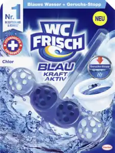 WC FRISCH Blau Kraft-Aktiv Duftspüler Chlor, 50 g