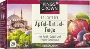 KING'S CROWN Früchtetee Apfel-Dattel-Feige, 40 g