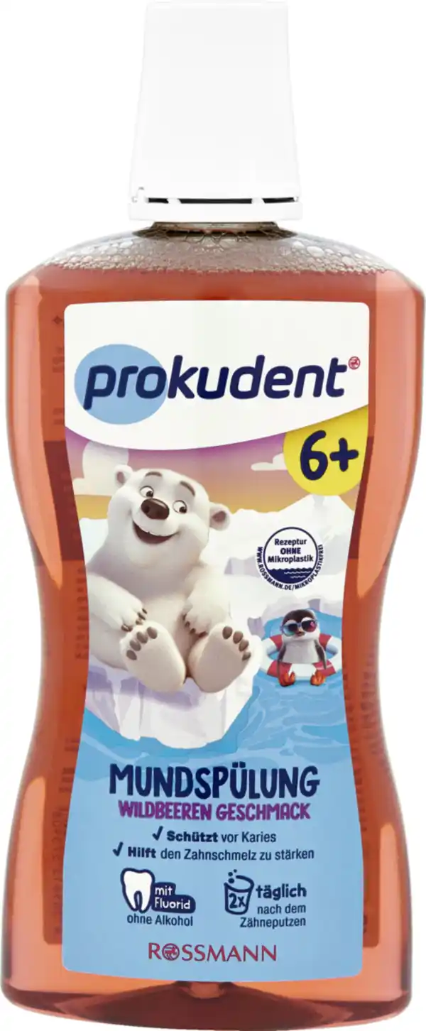 Bild 1 von prokudent Junior Mundspülung Wildbeeren Geschmack, 500 ml