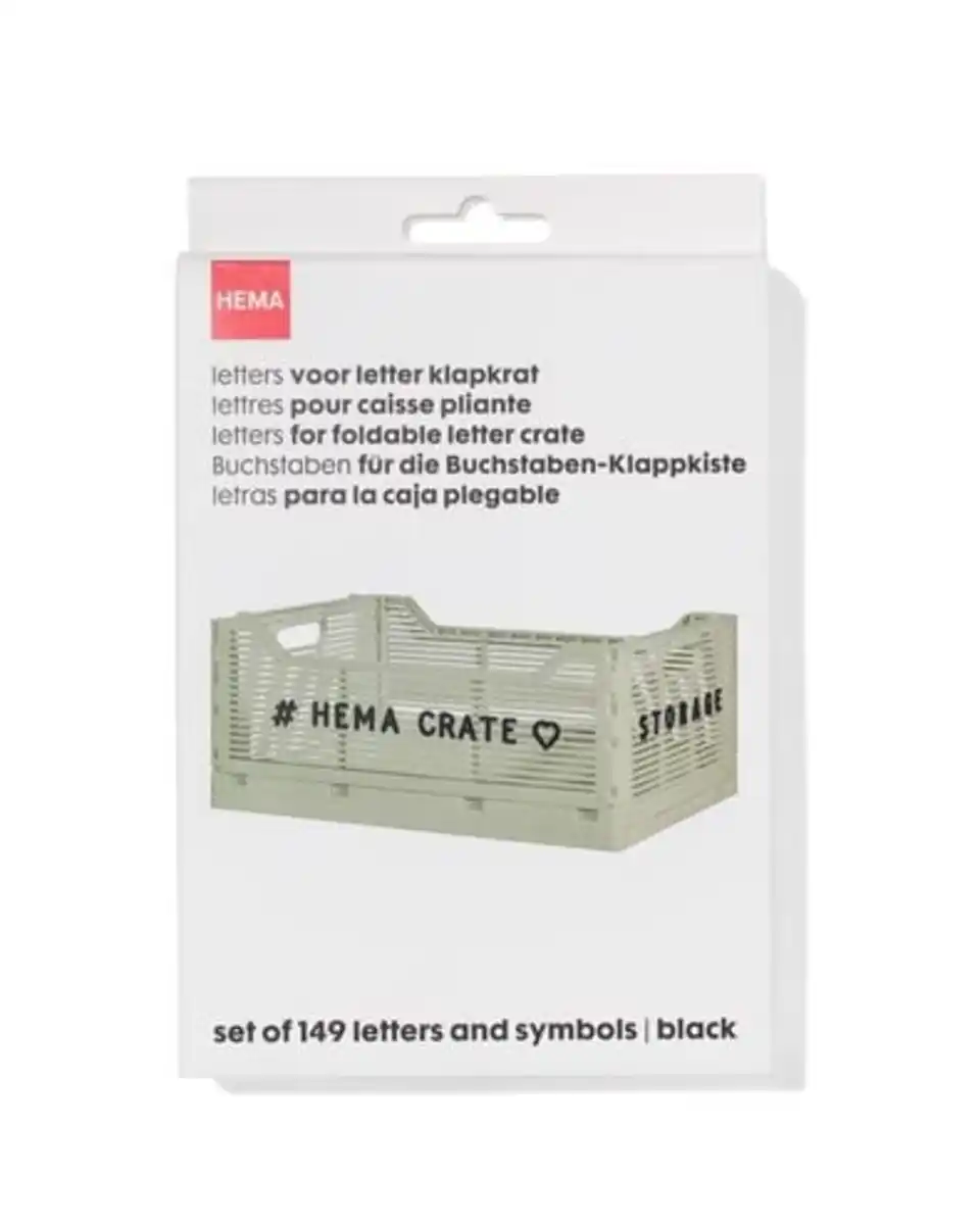 Bild 3 von Buchstaben für Buchstabentafel-Kisten, schwarz