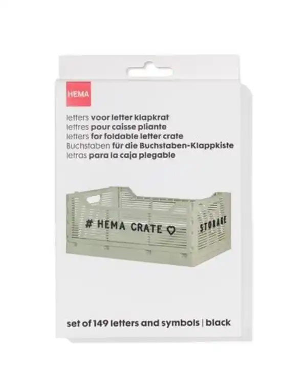 Bild 3 von Buchstaben für Buchstabentafel-Kisten, schwarz