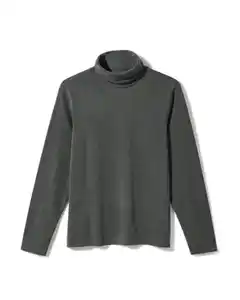 Damen-Thermo-Rollkragenpullover Emilia, Fleece dunkelgrau