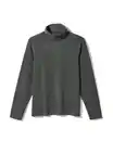 Bild 2 von Damen-Thermo-Rollkragenpullover Emilia, Fleece dunkelgrau