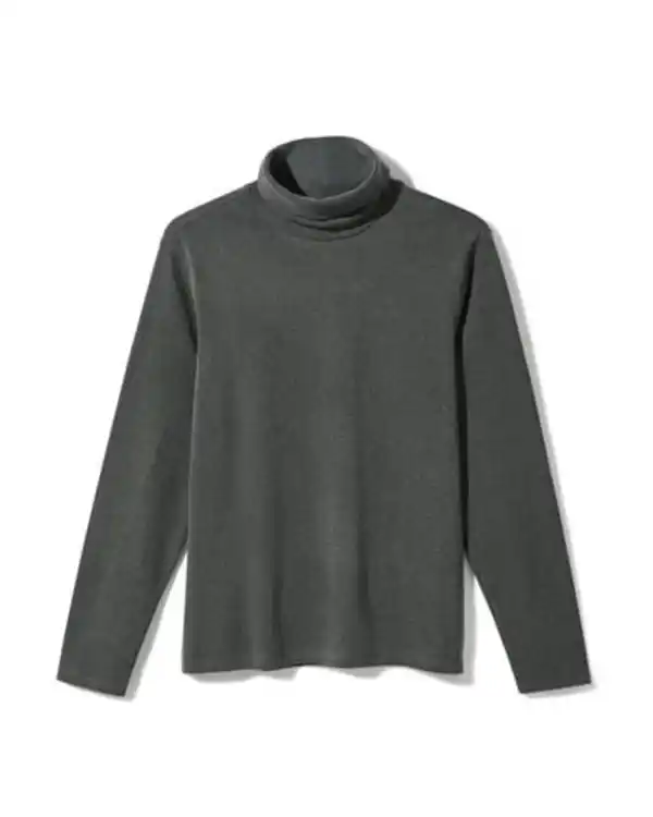 Bild 2 von Damen-Thermo-Rollkragenpullover Emilia, Fleece dunkelgrau