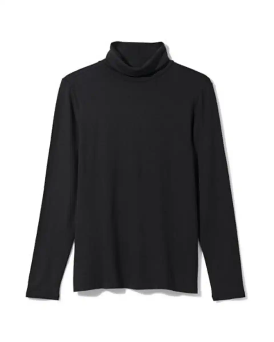 Bild 2 von Damen-Thermo-Shirt mit Rollkragen schwarz