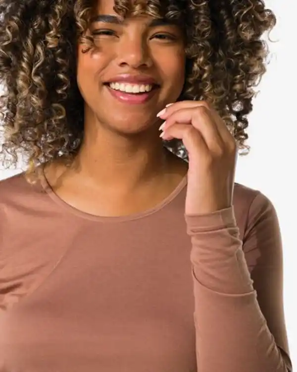 Bild 4 von Damen-Temptech-T-Shirt, Langarm mittelbraun