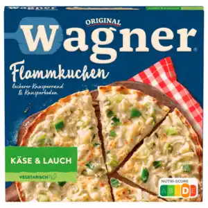 Original Wagner herzhafter Flammkuchen Käse & Lauch Vegetarisch 320g