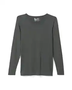 Damen-Thermoshirt graumeliert