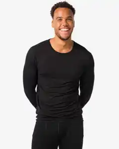 Herren-Thermo-Shirt schwarz