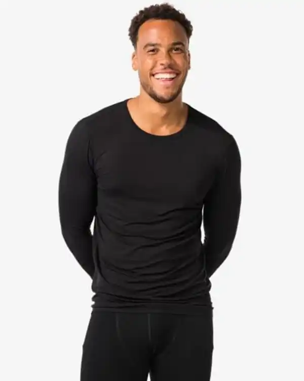 Bild 1 von Herren-Thermo-Shirt schwarz