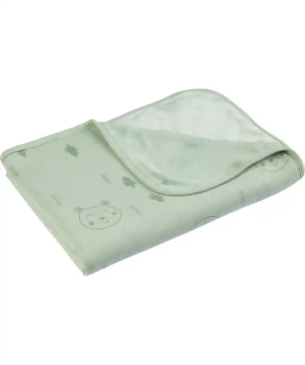 Bild 1 von Babydecke mit Bären, grün