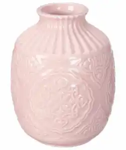 Keramikvase, rosa