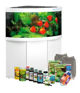 JUWEL® AQUARIUM Kombination Trigon 350 LED inkl. Starter-Set, ca. B123/H145/T87 cm