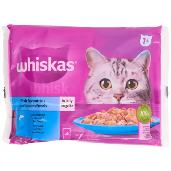 Bild 1 von Whiskas Portionsbeutel Lachs & Thunfisch