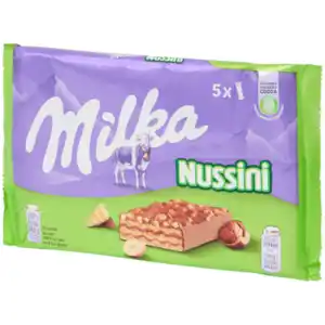 Milka Nussini Waffeln