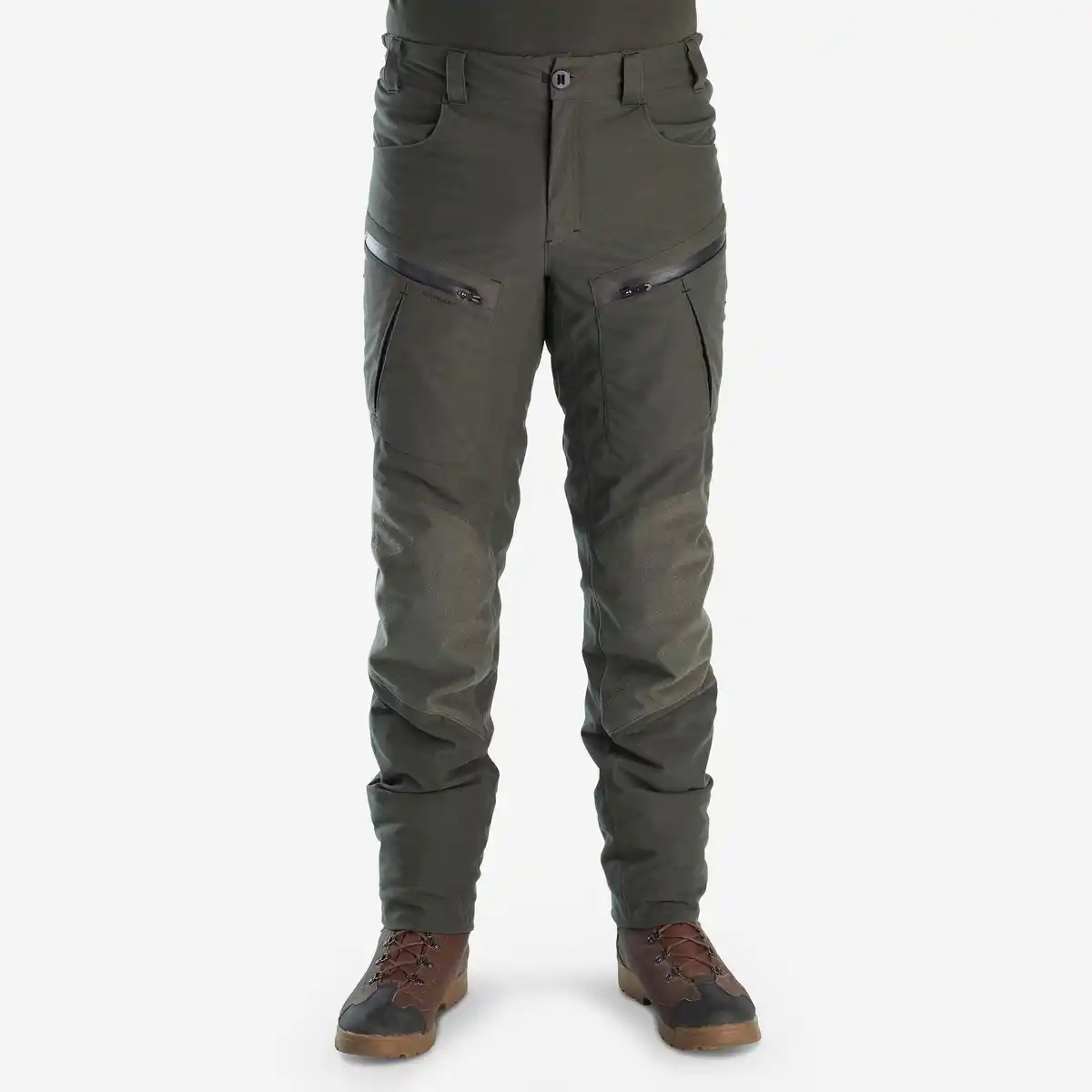 Bild 1 von SOLOGNAC Jagdhose 900 warm wasserdicht leise grün
