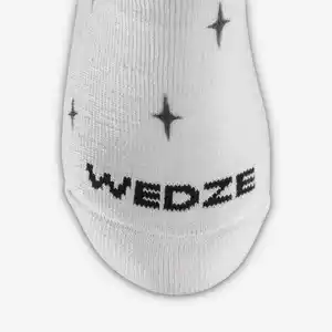 WEDZE Ski- und Snowboardsocken Kinder - 100 schwarz