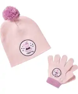 Lizenz Mütze + Handschuhe, rosa