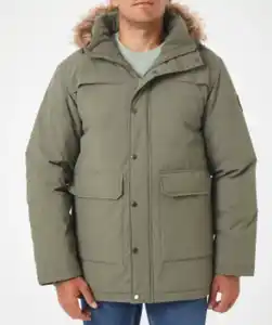 Parka mit aufgesetzten Taschen, Khaki