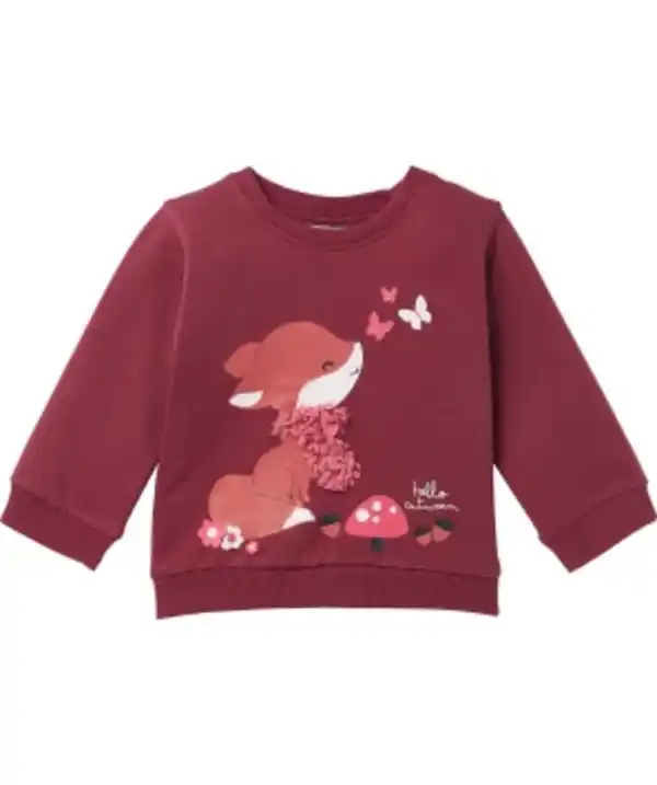 Bild 1 von Sweatshirt Fuchs, weinrot