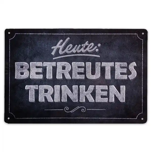 Bild 4 von Bella Casa Retro-Metallschild "Freche Sprüche"