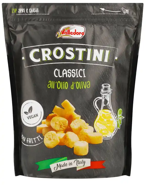 Bild 1 von VALLEDORO Crostini classici, 100-g-Beutel