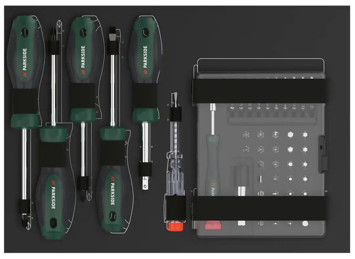Bild 4 von PARKSIDE® Werkzeugkoffer 108-teilig