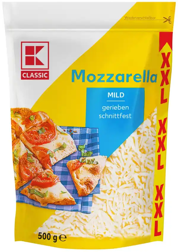 Bild 1 von K-CLASSIC Mozzarella, 500-g-Packg.