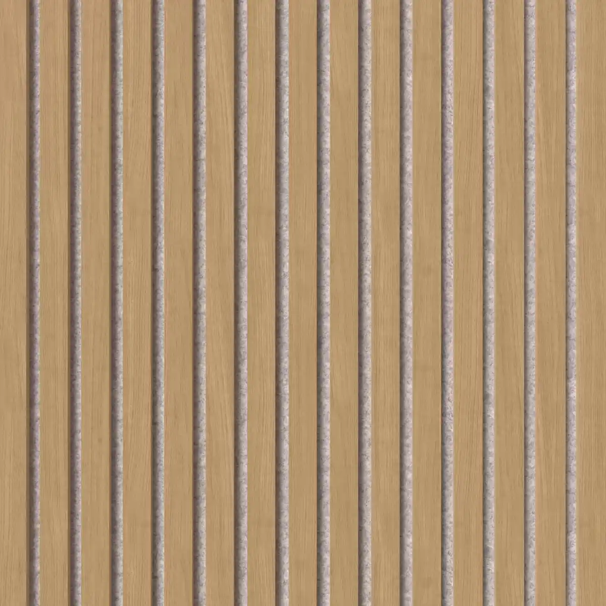 Bild 4 von Akustikpaneel Wandverkleidung Eiche Natur auf Akustikfilz Grau 240 cm