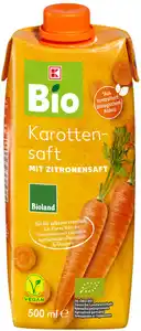 K-BIO Bioland Karottensaft, 500-ml-Packg.