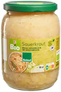 K-BIO Bioland Sauerkraut, 680-g-Glas