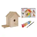 Bild 1 von Eichhorn Vogelhaus Outdoor Vogelhaus, Mehrfarbig, Natur, Holz, Linde, 14x24 cm, Made in Europe, Spielzeug, Kinderspielzeug, Konstruktionsspielzeug