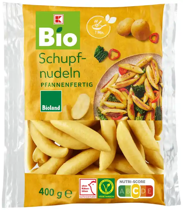 Bild 1 von K-BIO Bioland Schupfnudeln, 400-g-Beutel